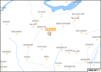 map of Igron