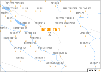 map of Igrovitsa