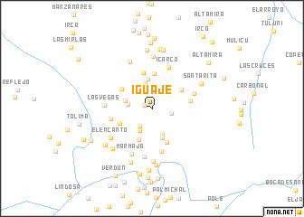 map of Iguaje