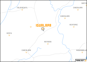map of Igualapa
