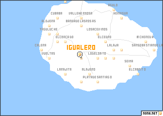 map of Igualero