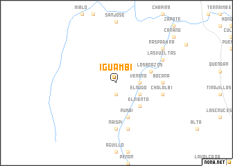 map of Iguambí