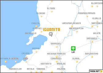 map of Iguanita