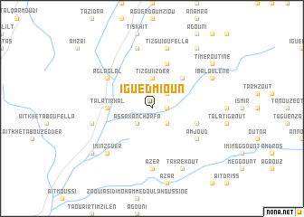 map of Iguedmioun