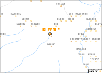 map of Iguefole