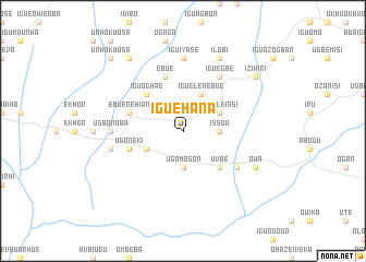 map of Iguehana