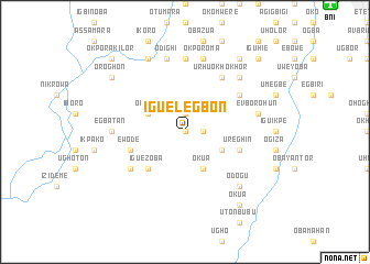 map of Iguelegbon