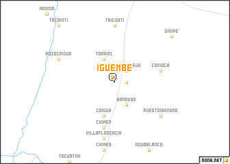 map of Igüembe