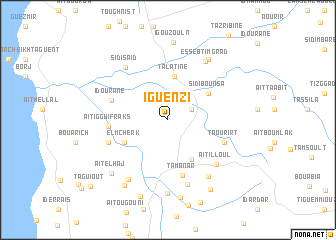 map of Iguenzi