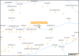 map of Iguer nʼOual