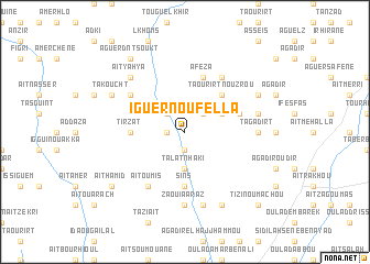 map of Iguer nʼOufella