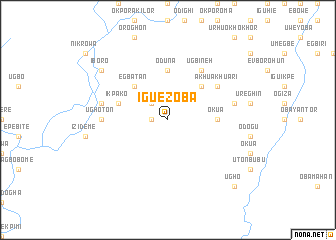 map of Iguezoba