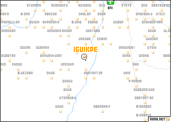 map of Iguikpe