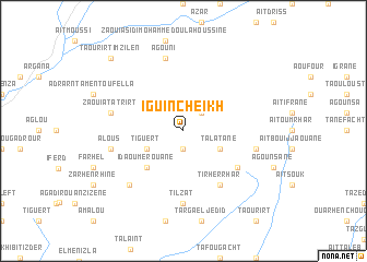 map of Igui nʼ Cheïkh