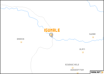 map of Igumale