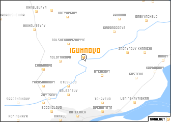 map of Igumnovo