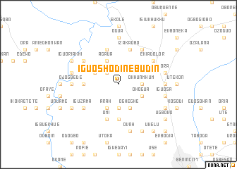 map of Iguoshodi Nebudin
