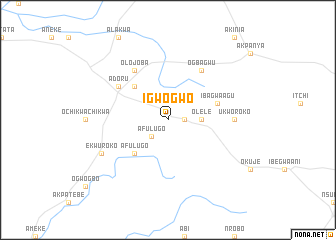 map of Igwogwo