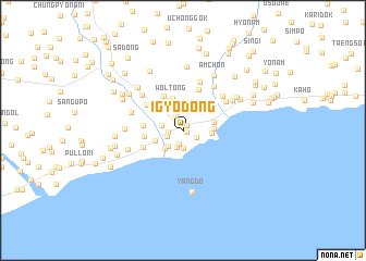 map of Igyo-dong