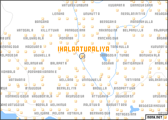 map of Ihala Aturaliya