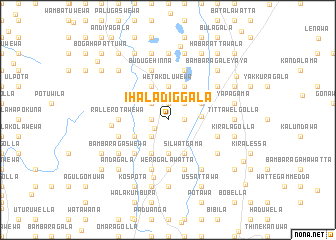 map of Ihaladiggala