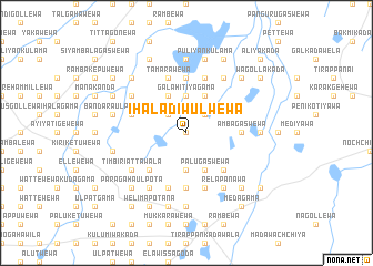 map of Ihala Diwulwewa