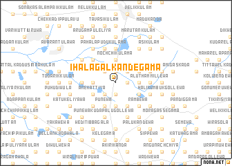map of Ihala Galkandegama