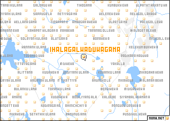 map of Ihala Galwaduwagama