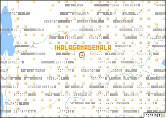 map of Ihalagama Demala
