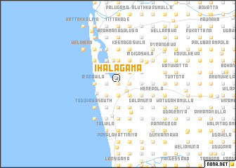 map of Ihalagama