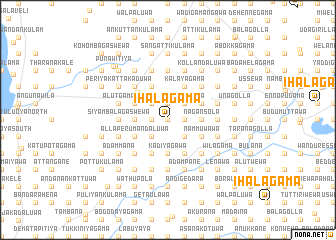 map of Ihalagama