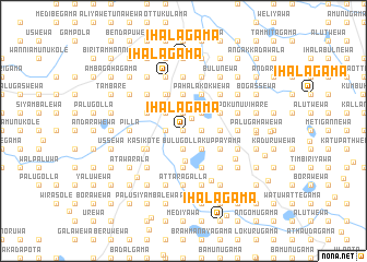 map of Ihalagama