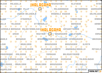 map of Ihalagama