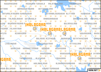 map of Ihalagama