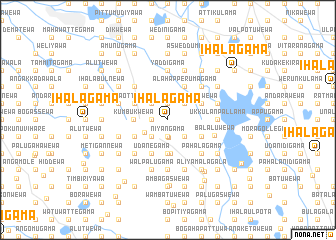 map of Ihalagama