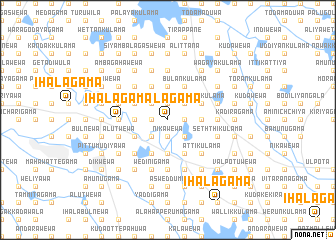 map of Ihalagama