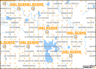 map of Ihalagama