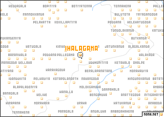 map of Ihalagama