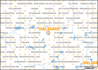 map of Ihalagama