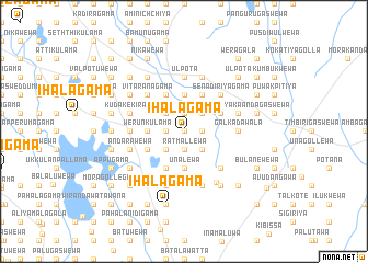 map of Ihalagama