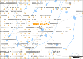 map of Ihalagama