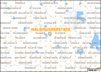 map of Ihala Indigaspotana