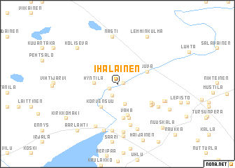 map of Ihalainen