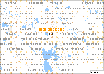 map of Ihala Kagama