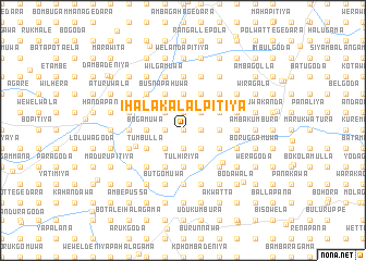 map of Ihalakalalpitiya