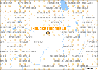 map of Ihala Ketigana Ela