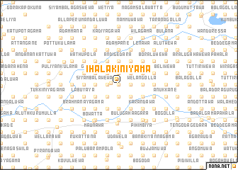 map of Ihala Kiniyama