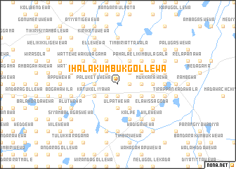 map of Ihala Kumbukgollewa