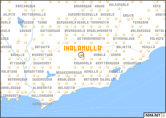 map of Ihalamulla