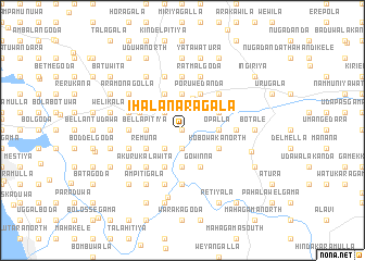map of Ihala Naragala